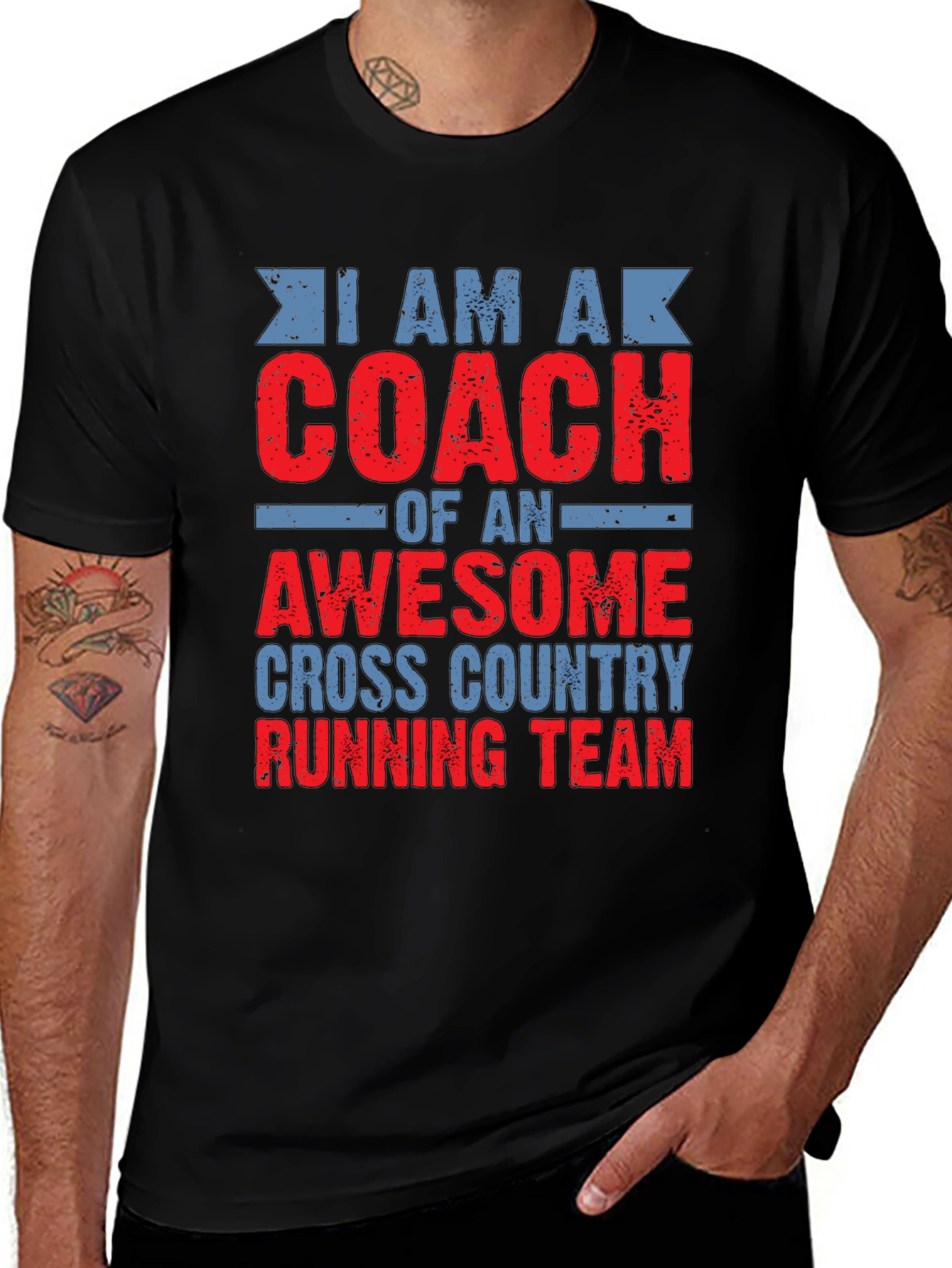 Coach Cross Country Running Team T-Shirt