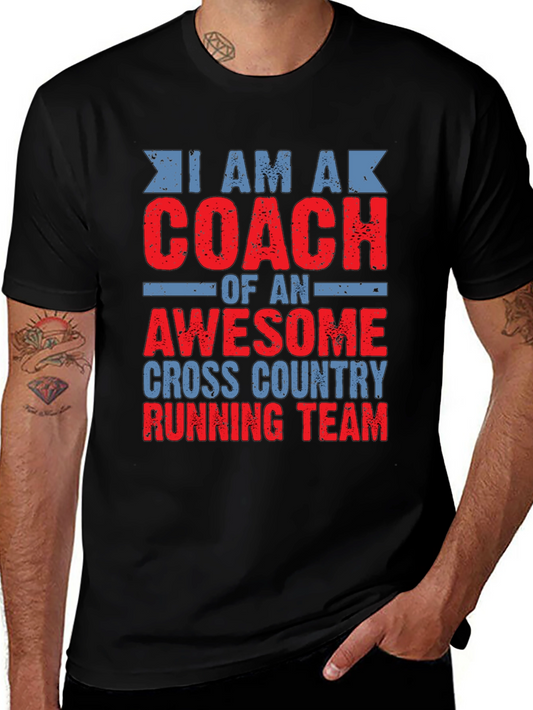 Coach Cross Country Running Team T-Shirt