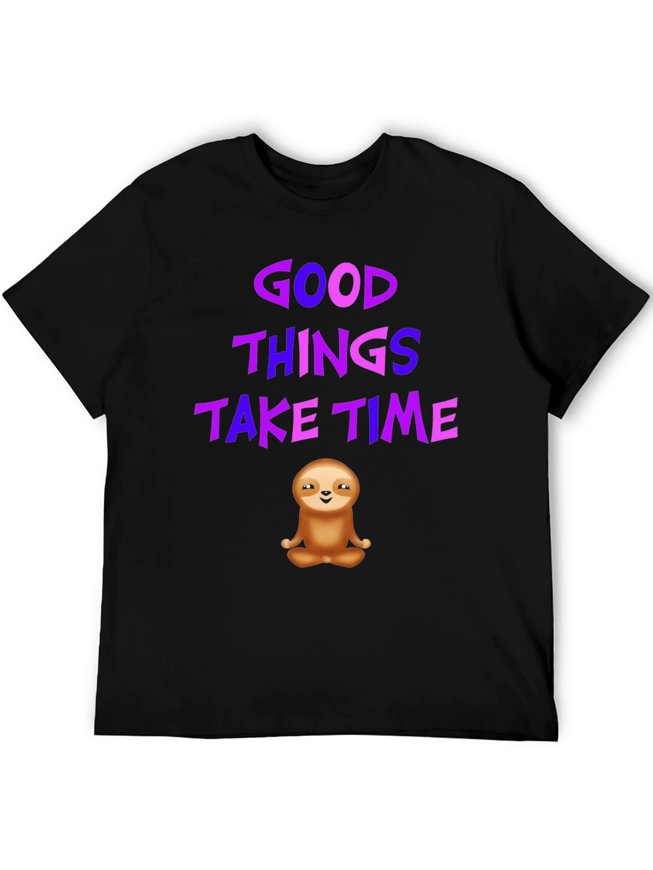 Good Things Take Time Sloth Graphic Tee