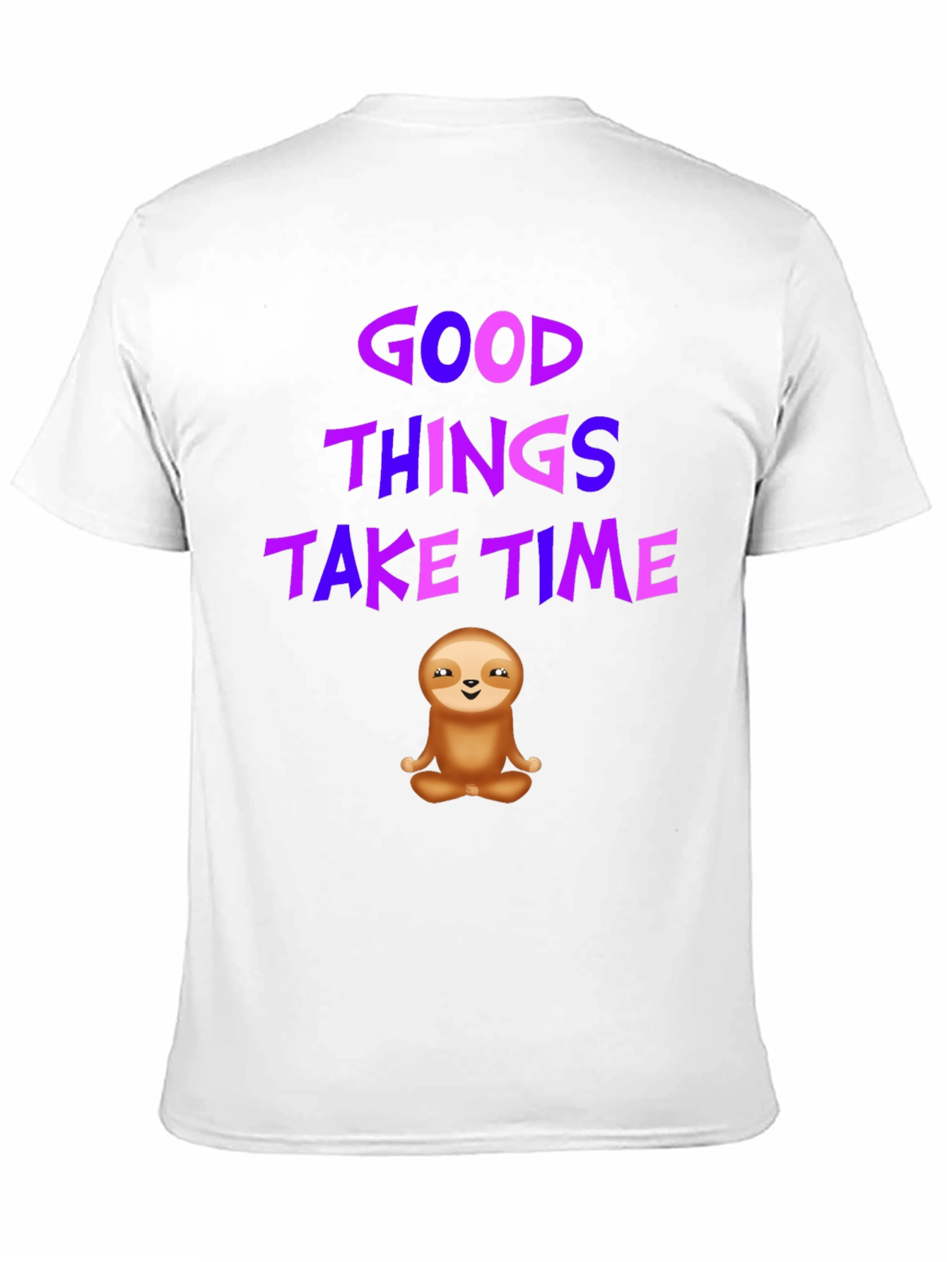 Good Things Take Time Sloth Graphic Tee