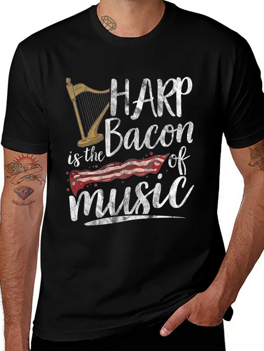 Harp Bacon of Music T-Shirt