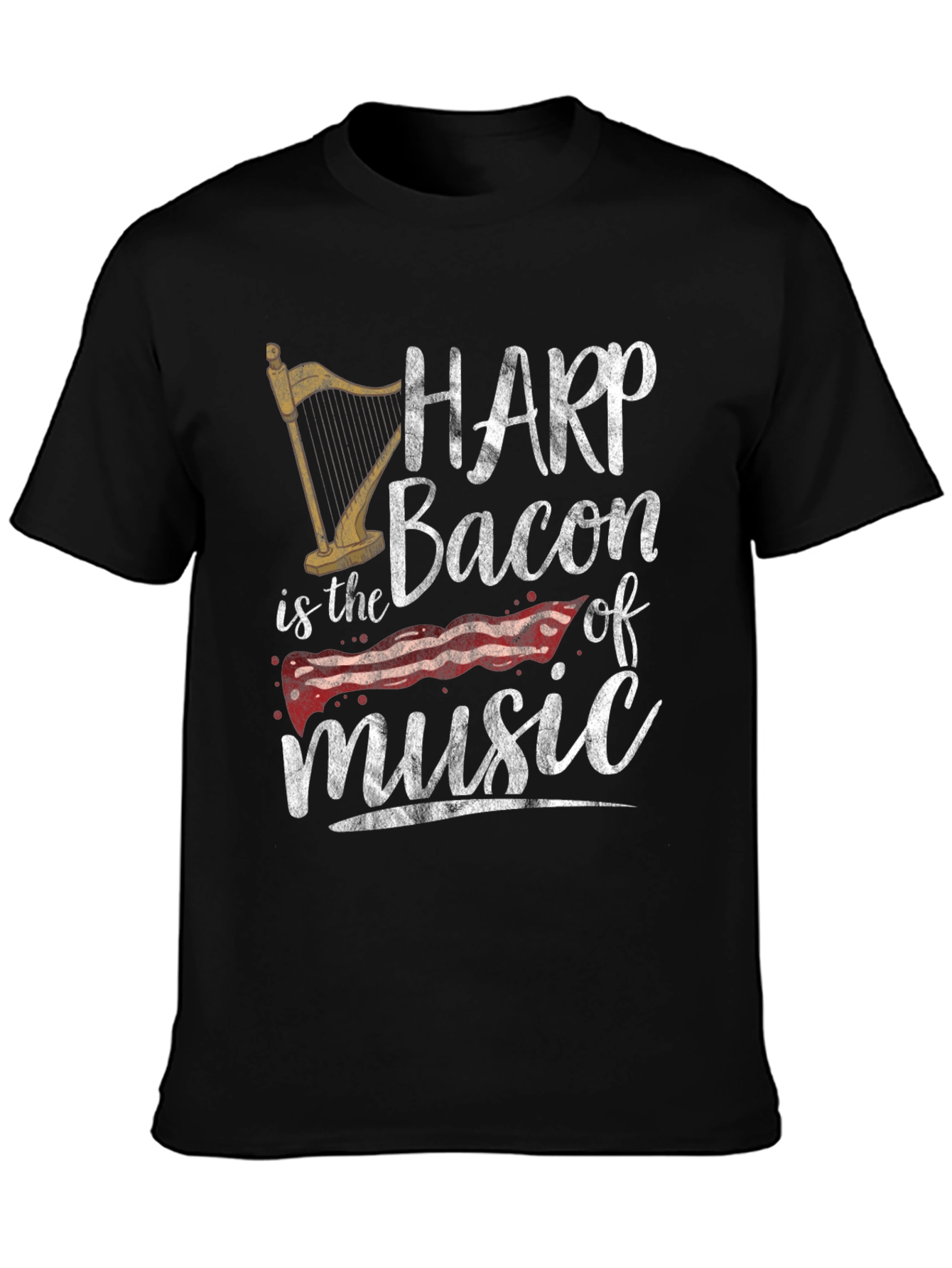 Harp Bacon of Music T-Shirt