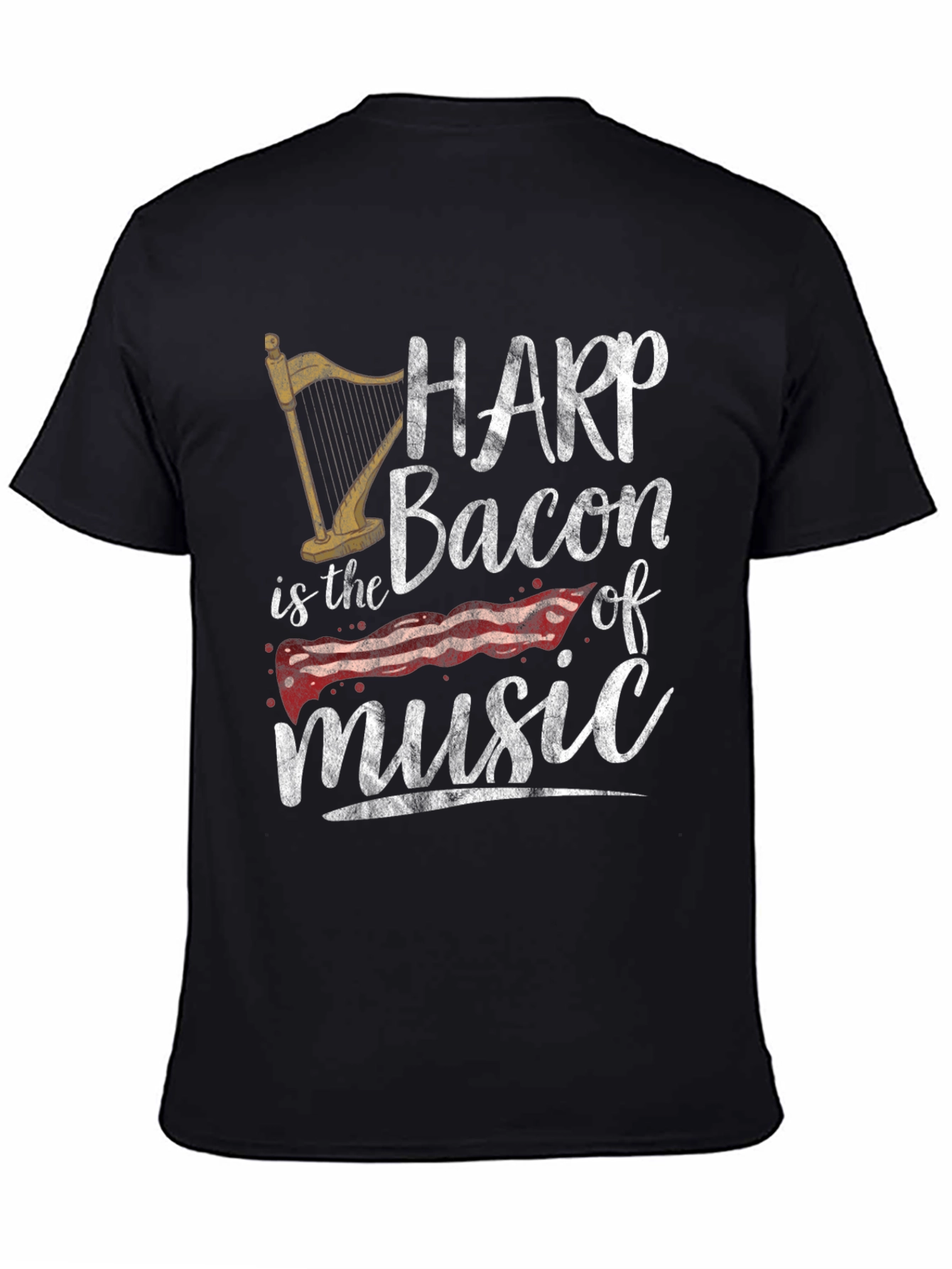 Harp Bacon of Music T-Shirt