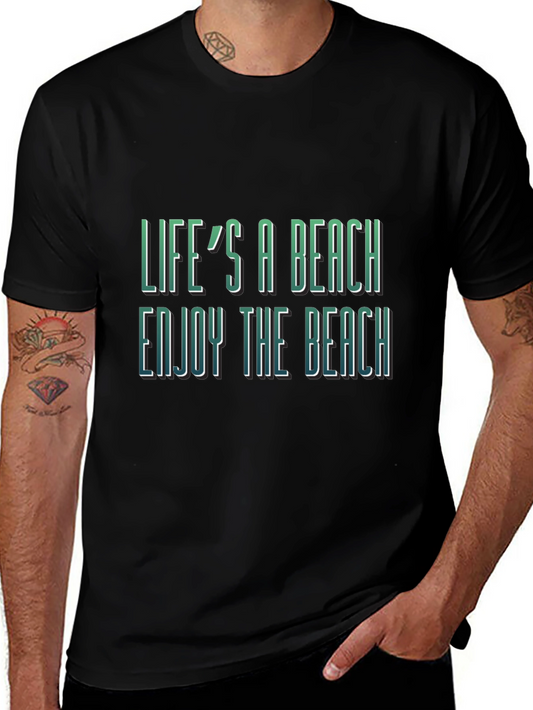 Lifes a Beach Graphic T-Shirt
