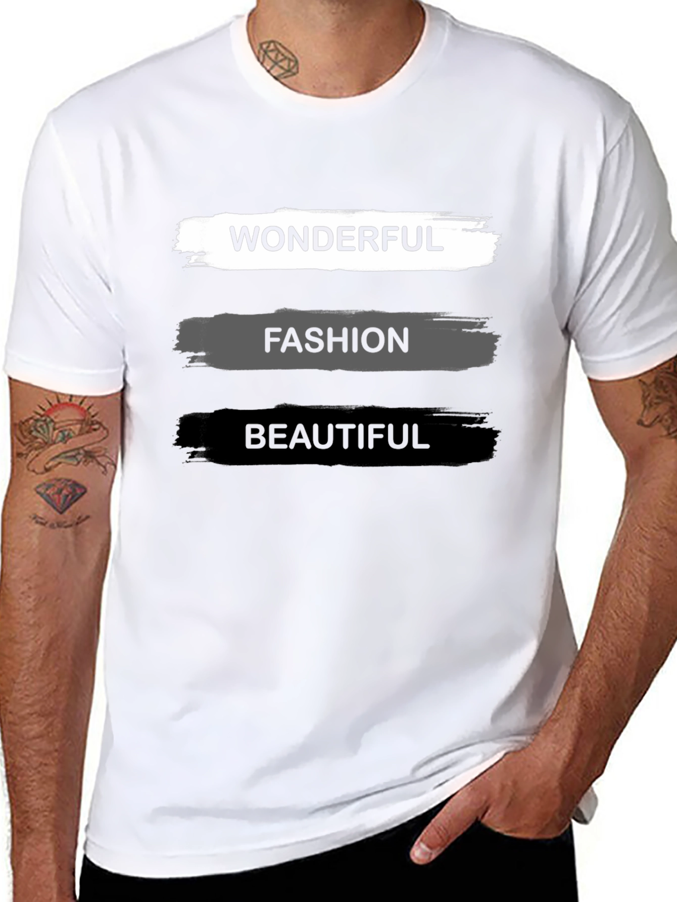 Wonderful Fashion Beautiful Black T-Shirt