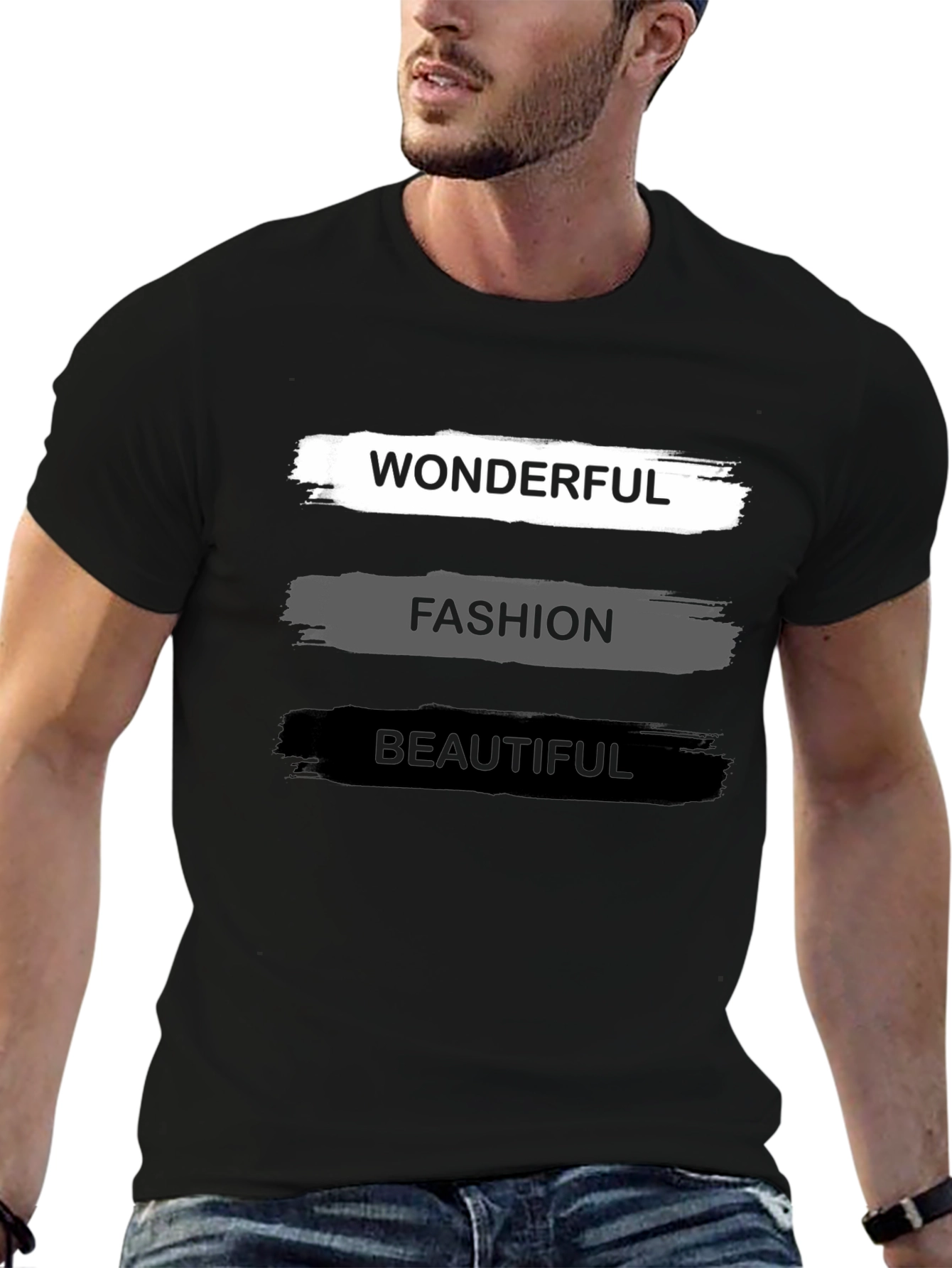 Wonderful Fashion Beautiful Black T-Shirt