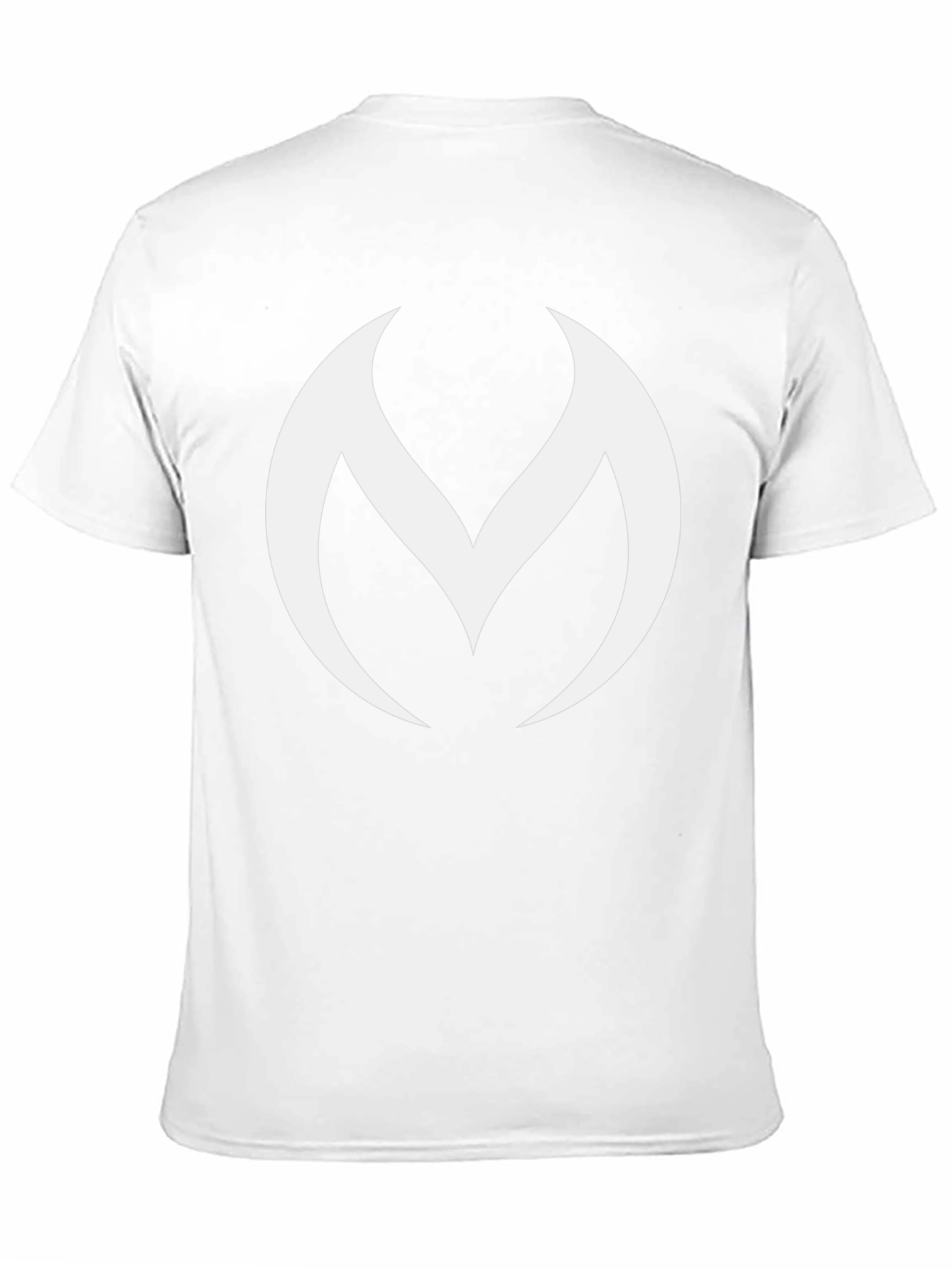 Bold Black T-Shirt with Modern White Logo Design