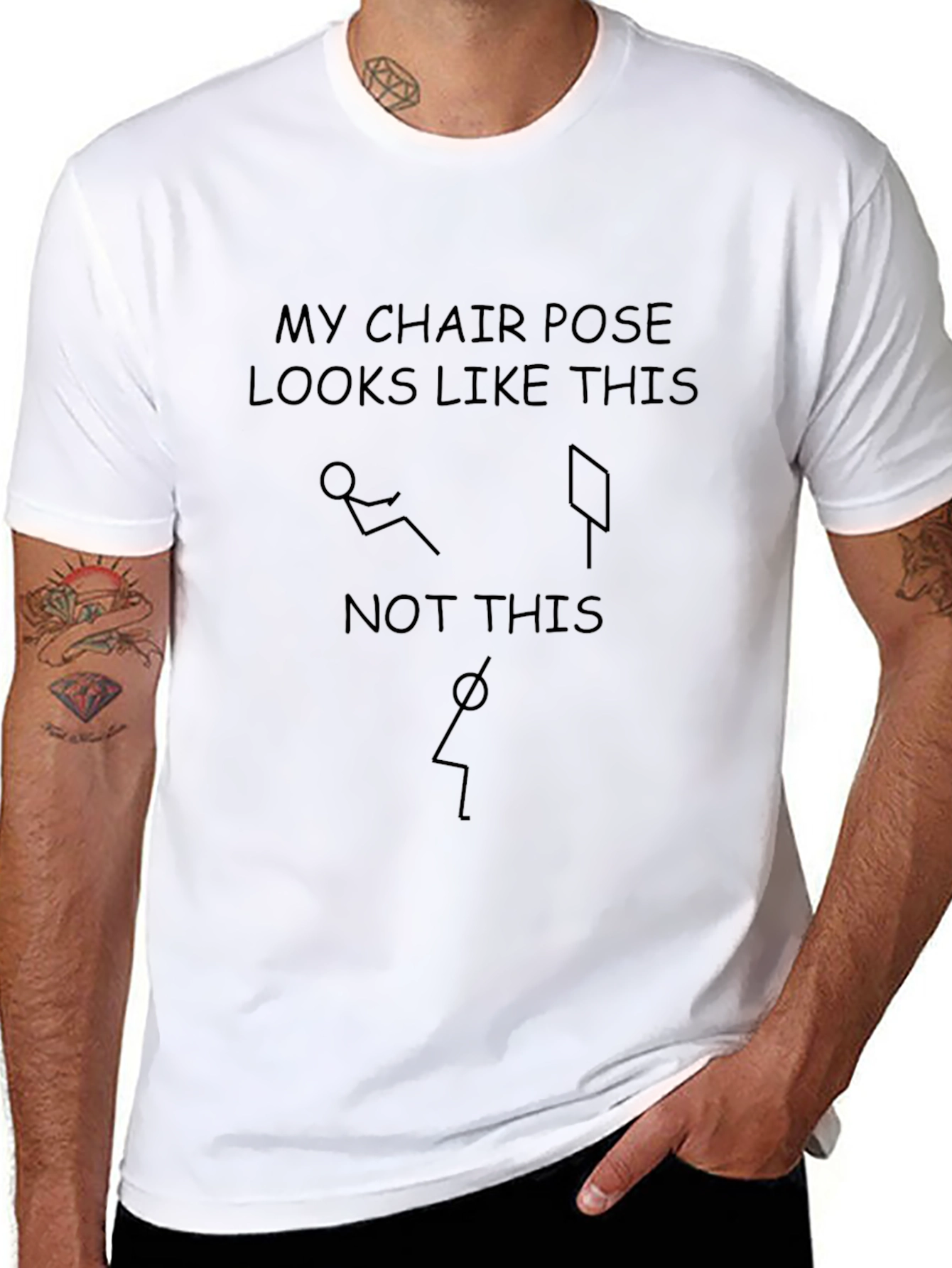 My Chair Pose Funny Yoga T-Shirt