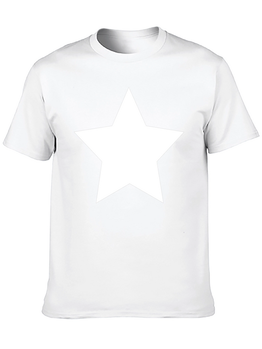 Bold Star Graphic Black T-Shirt
