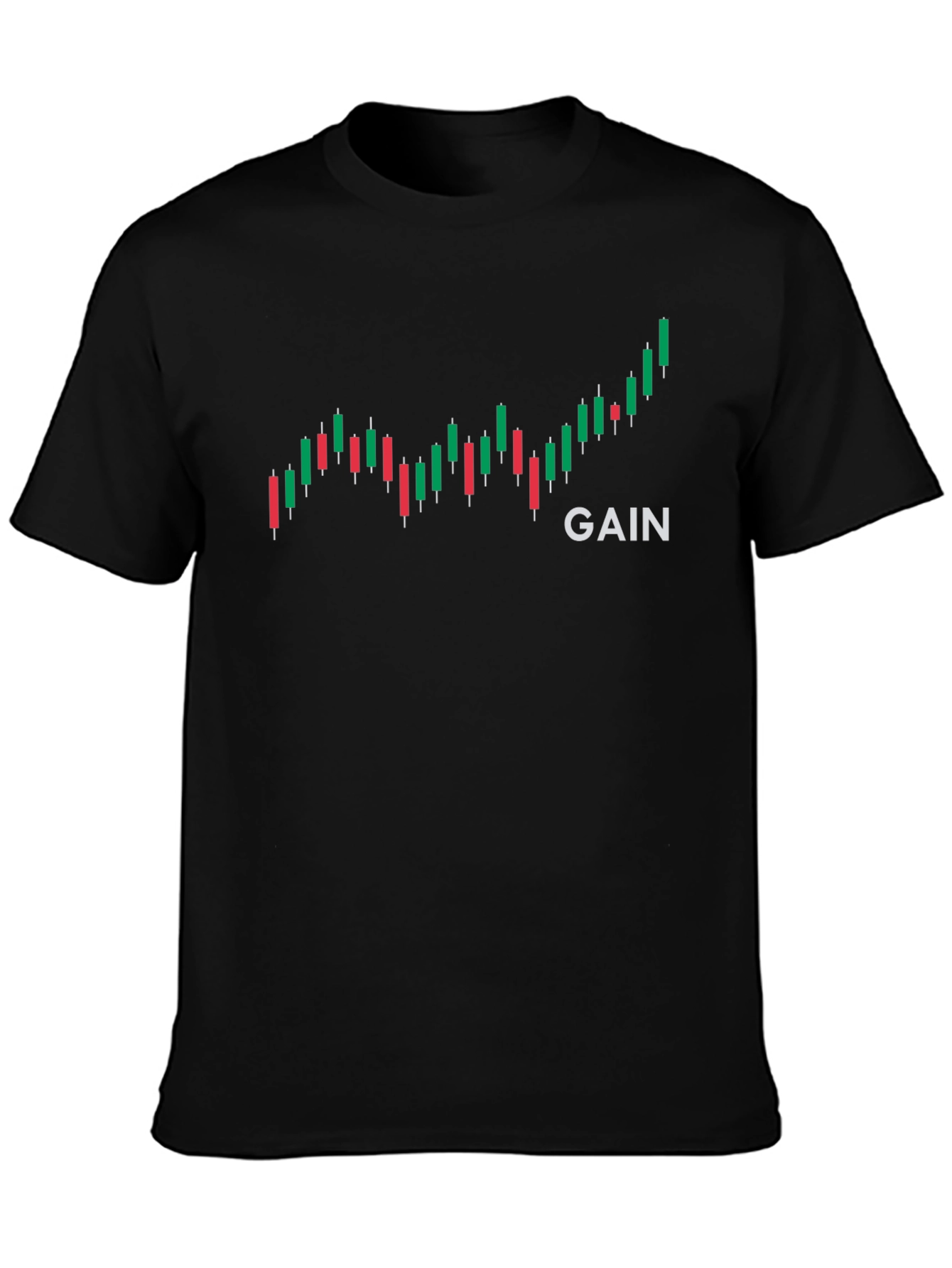 Gain Chart T-Shirt - Investor Style