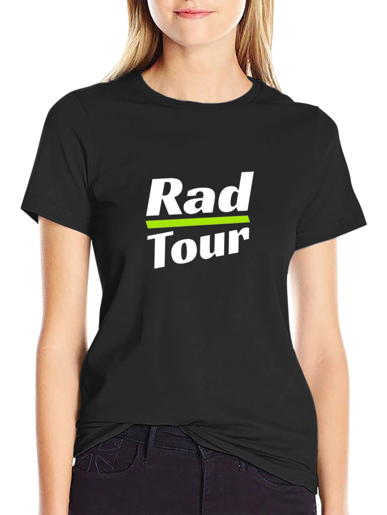 Rad Tour T-Shirt - Black Cotton Graphic Tee