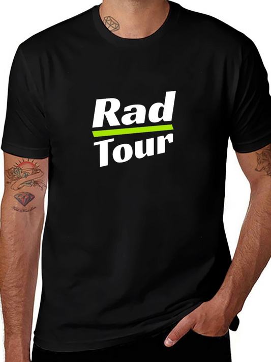 Rad Tour T-Shirt - Black Cotton Graphic Tee