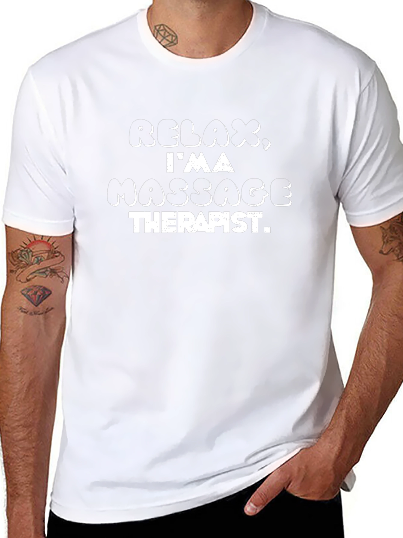 Relax Im A Massage Therapist - Novelty T-Shirt