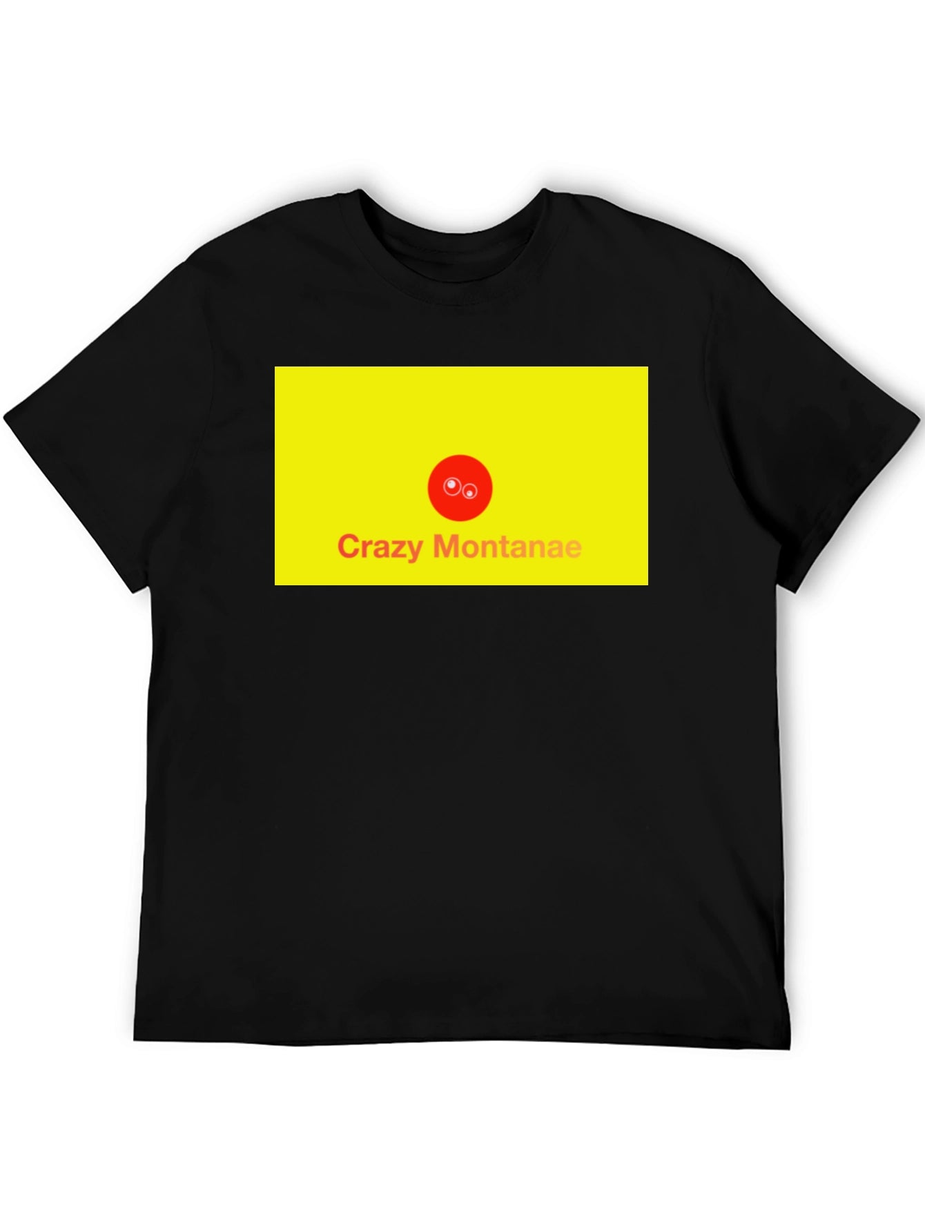 Crazy Montanae Graphic Tee - Black