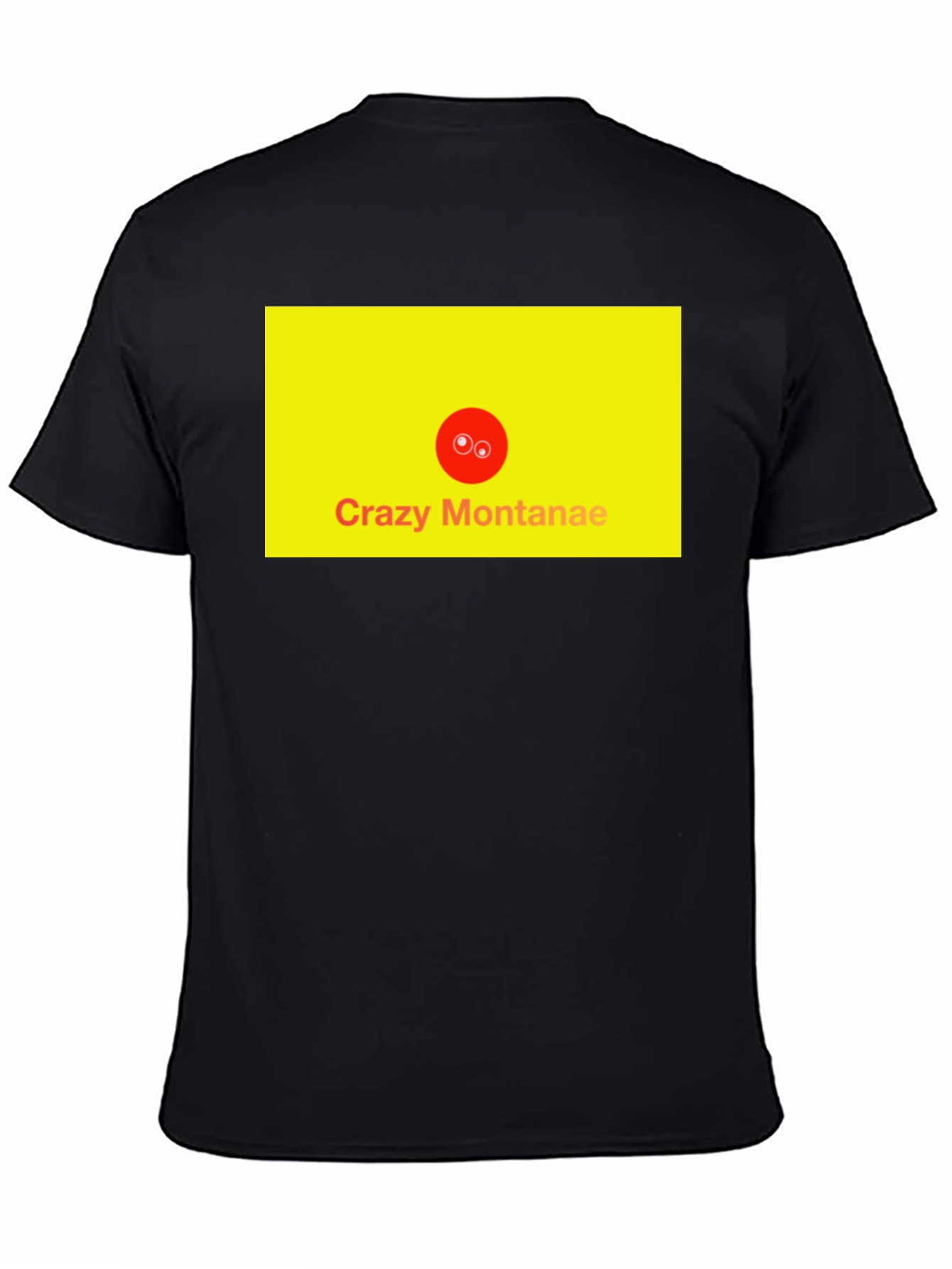 Crazy Montanae Graphic Tee - Black