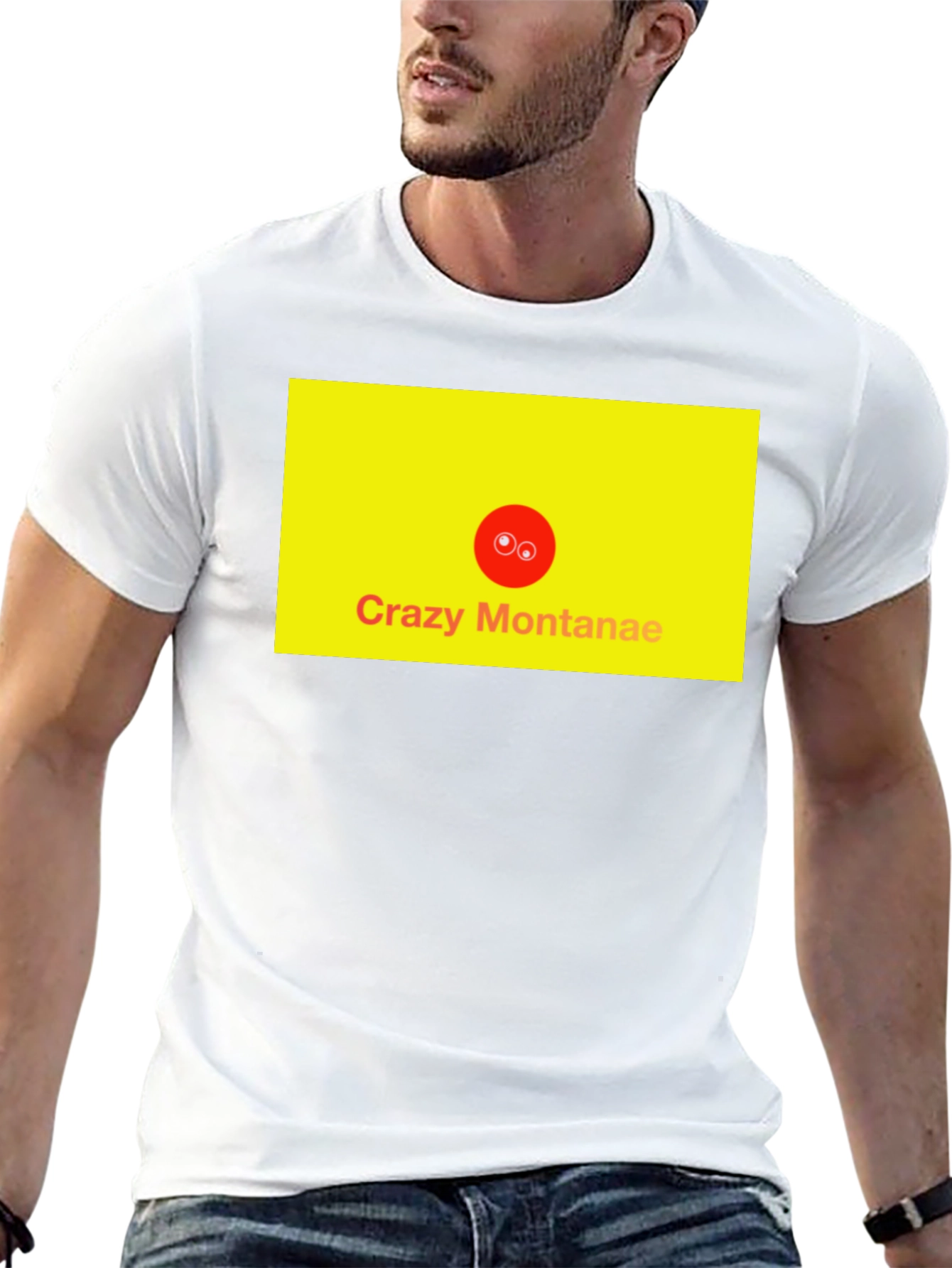 Crazy Montanae Graphic Tee - Black