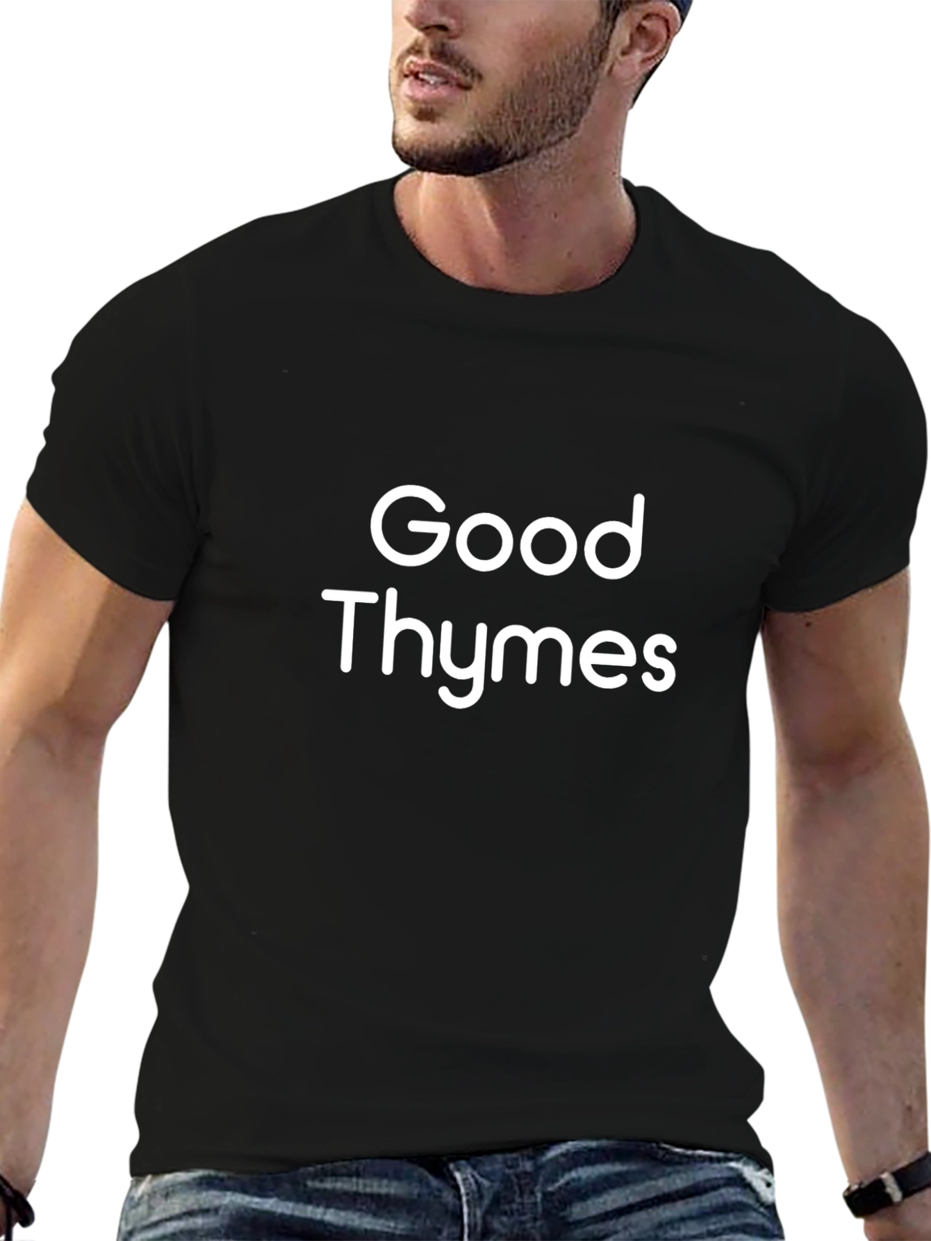 Good Thymes Black T-Shirt - Mens Graphic Tee