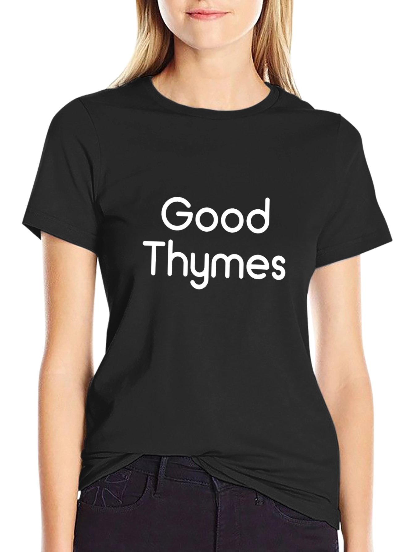 Good Thymes Black T-Shirt - Mens Graphic Tee