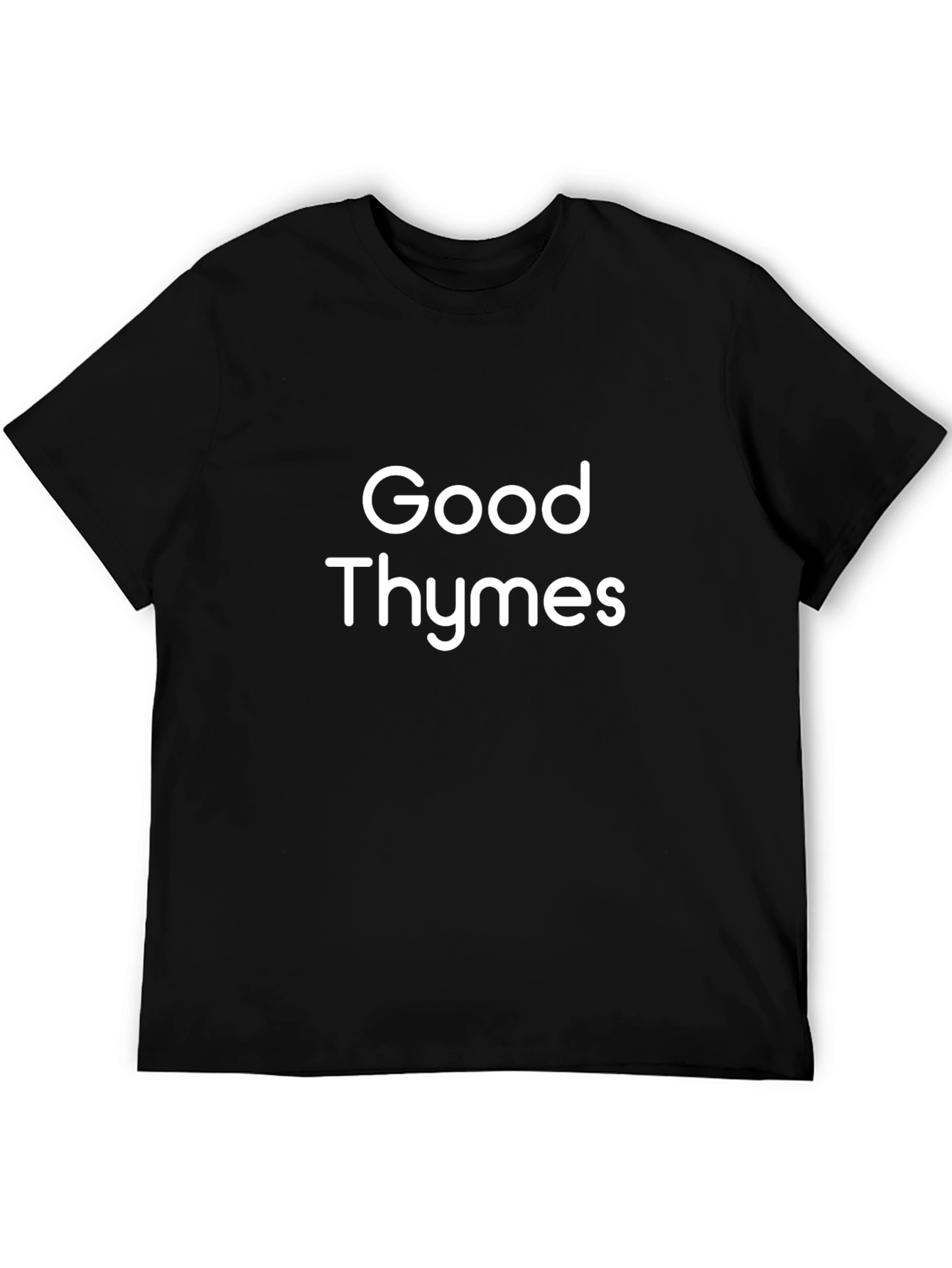 Good Thymes Black T-Shirt - Mens Graphic Tee