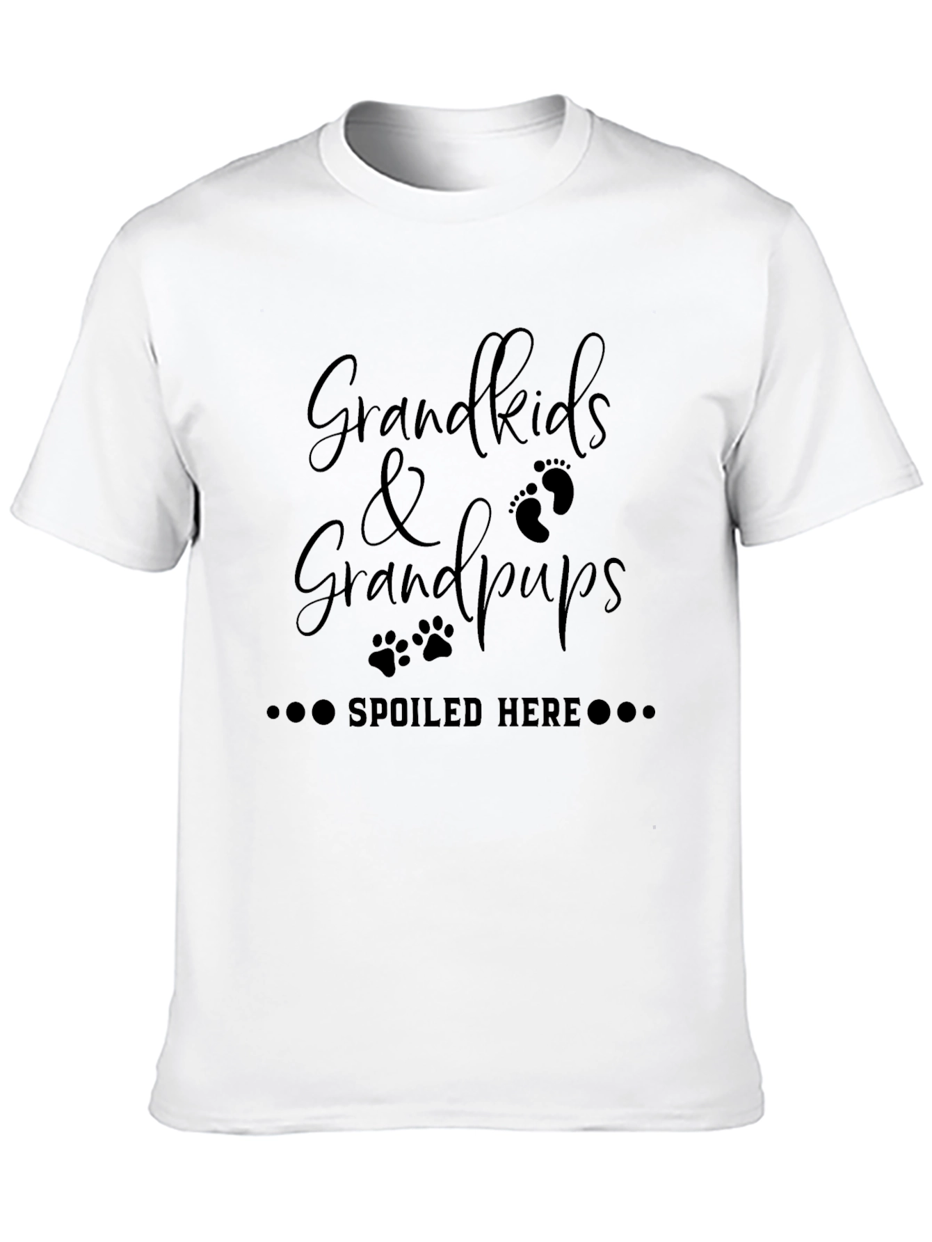 Grandkids & Grandpups Spoiled Here T-Shirt