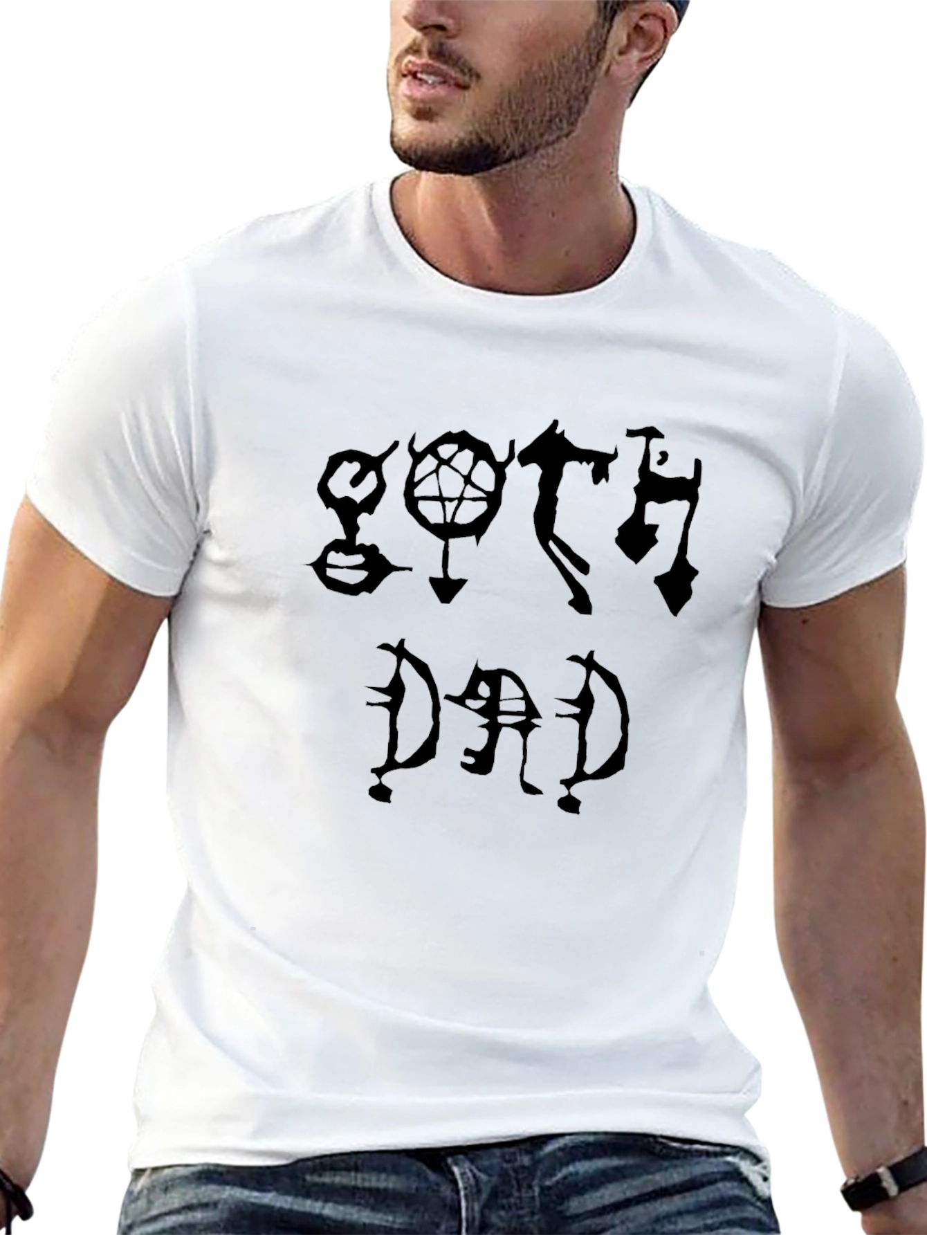 Goth Dad Graphic T-Shirt - Dark Humor Apparel