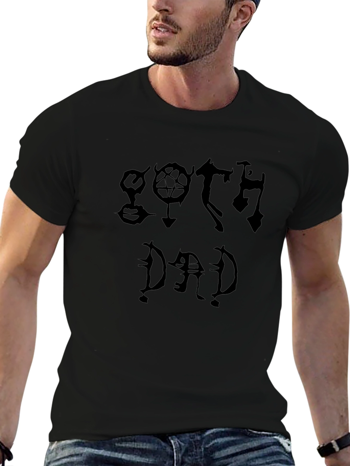 Goth Dad Graphic T-Shirt - Dark Humor Apparel