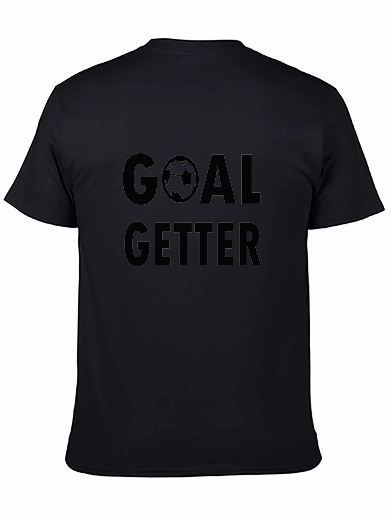Goal Getter Soccer Graphic T-Shirt - Black