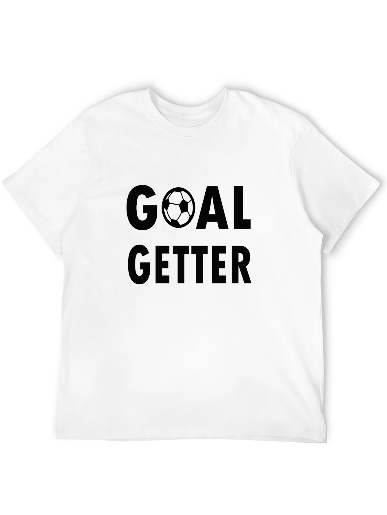 Goal Getter Soccer Graphic T-Shirt - Black