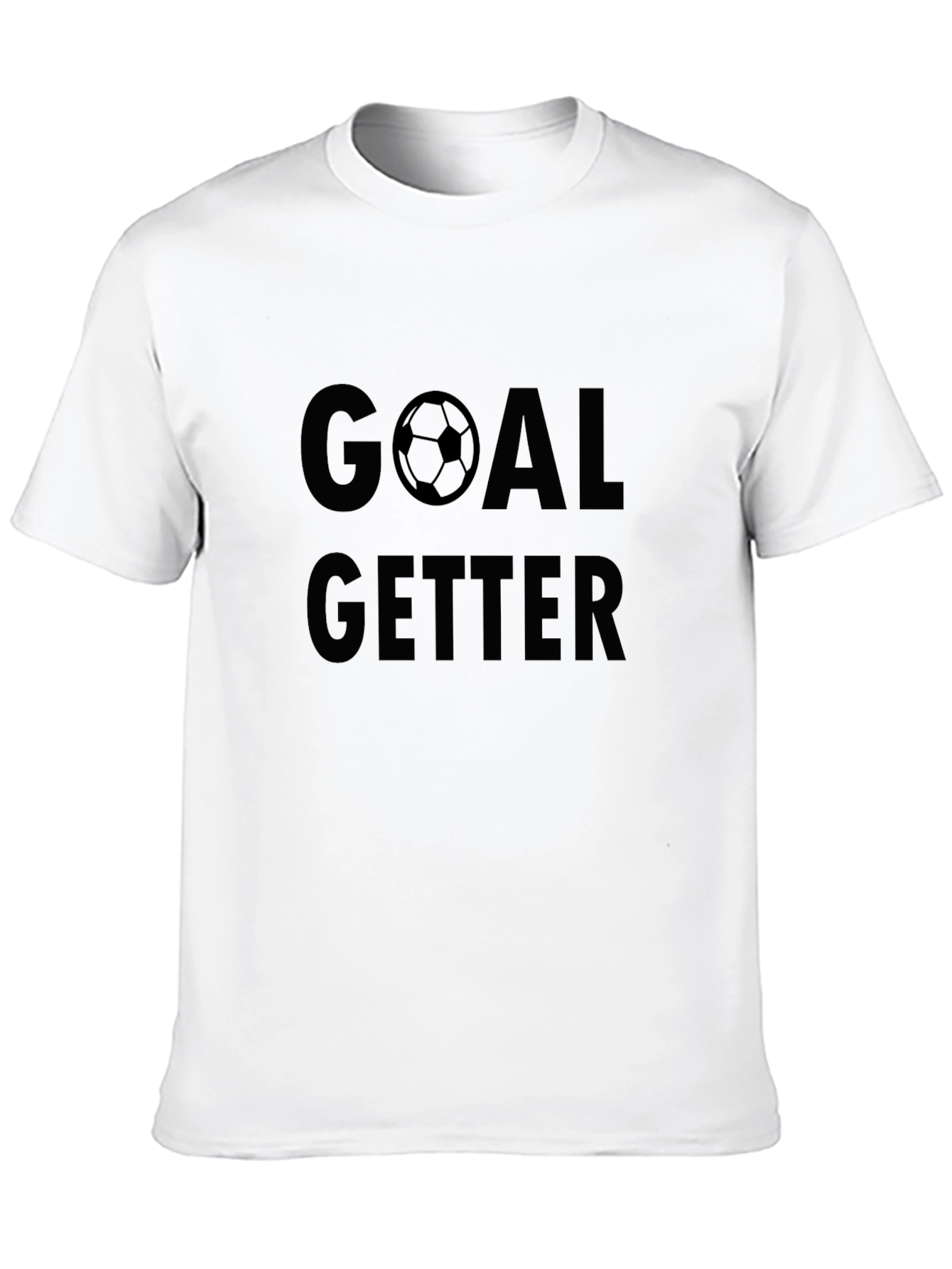 Goal Getter Soccer Graphic T-Shirt - Black