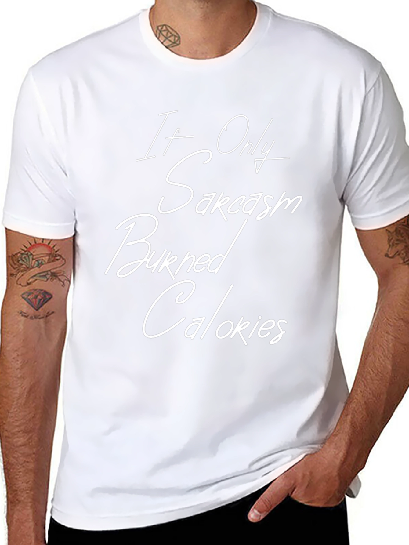 Sarcasm Burned Calories Funny T-Shirt