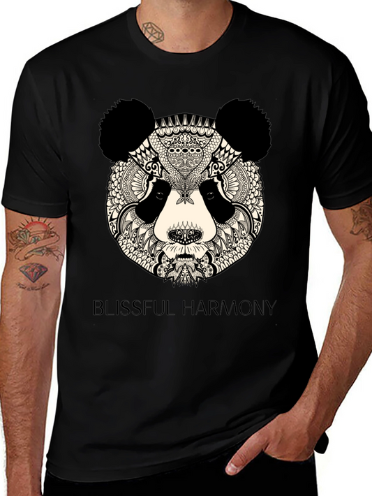 Zen Panda T-Shirt - Blissful Harmony Design