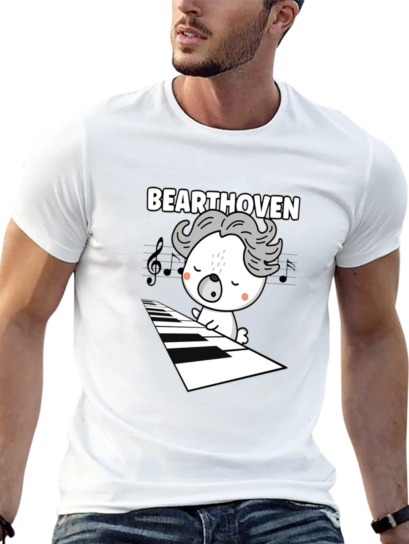 Bearthoven Piano T-Shirt
