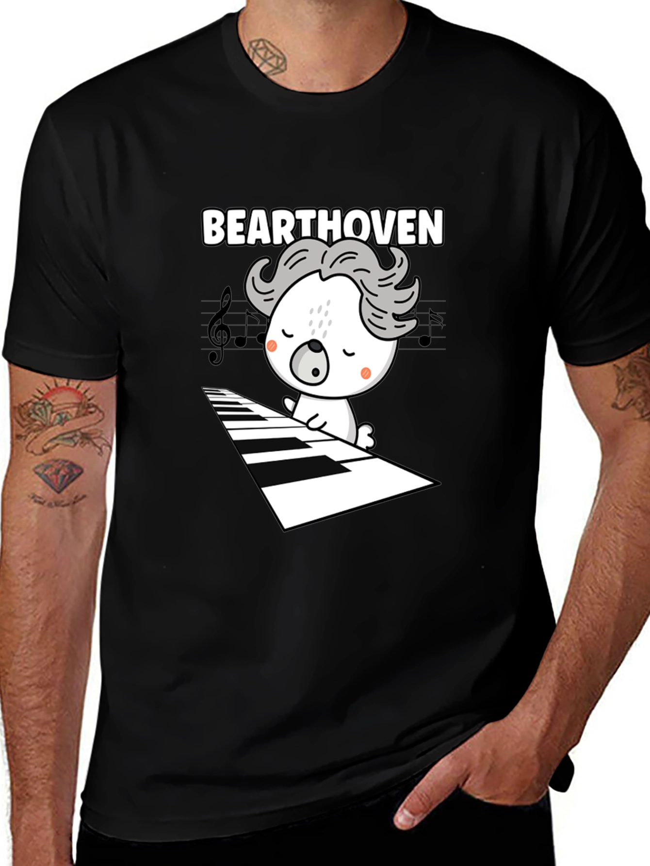Bearthoven Piano T-Shirt