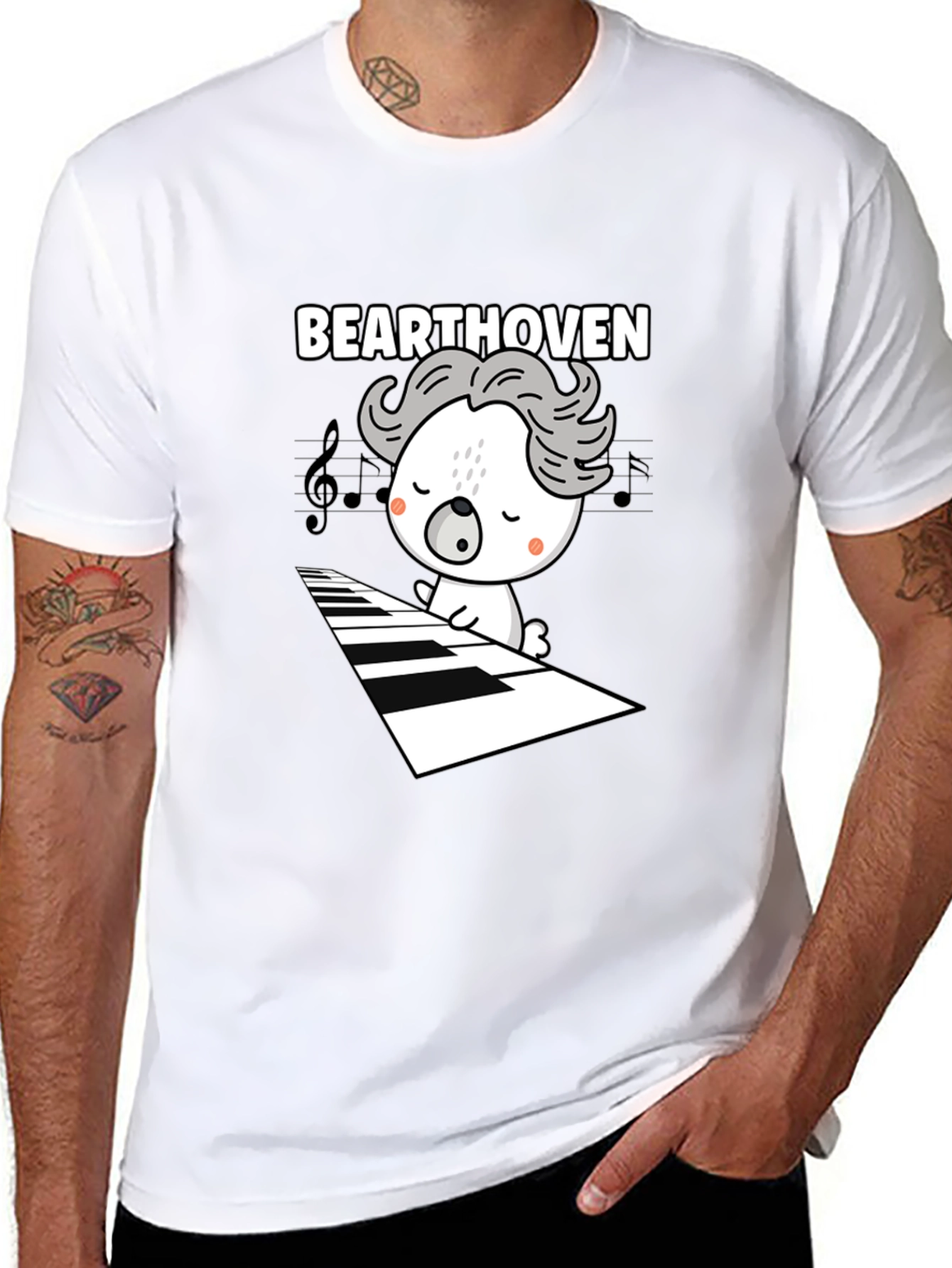 Bearthoven Piano T-Shirt