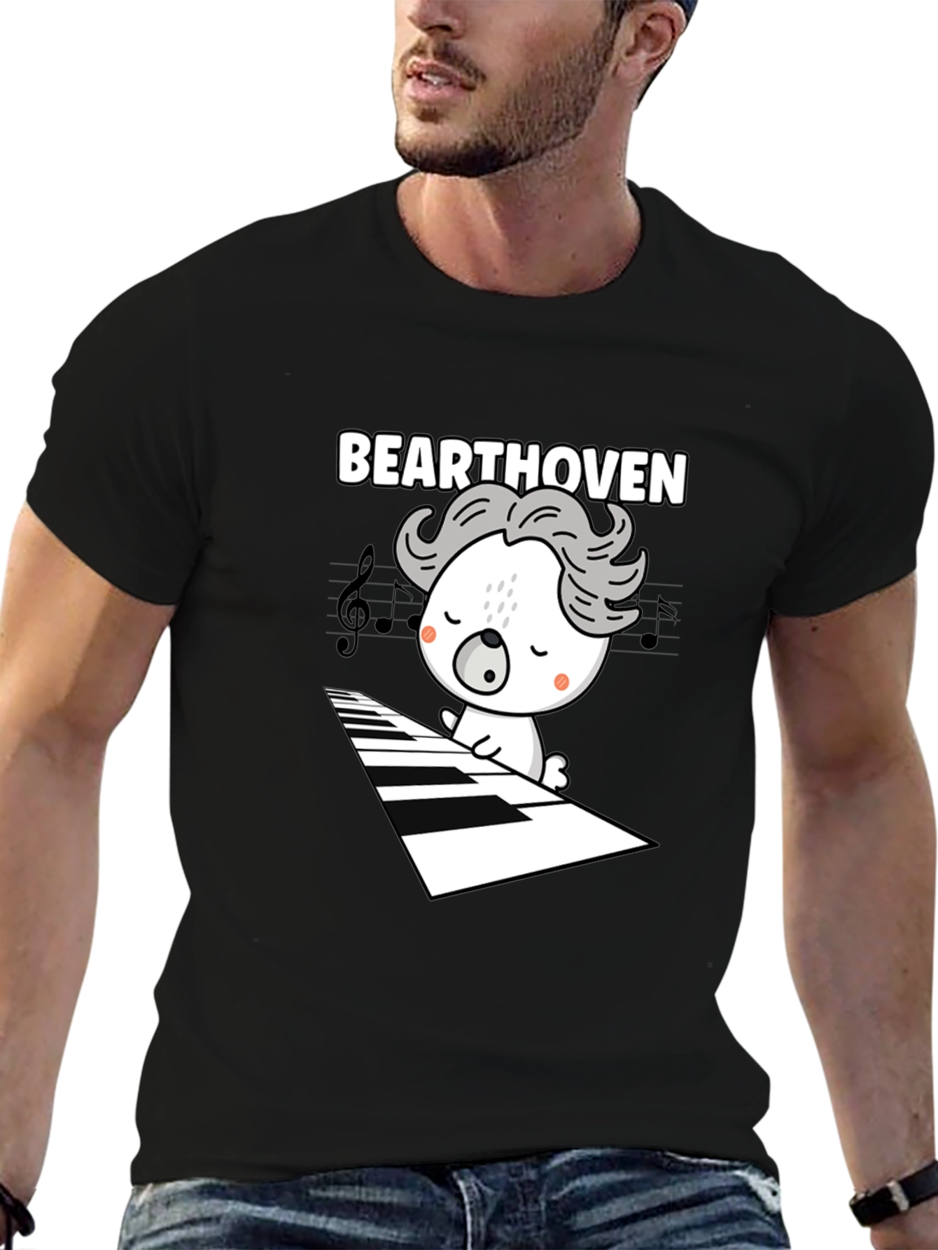 Bearthoven Piano T-Shirt