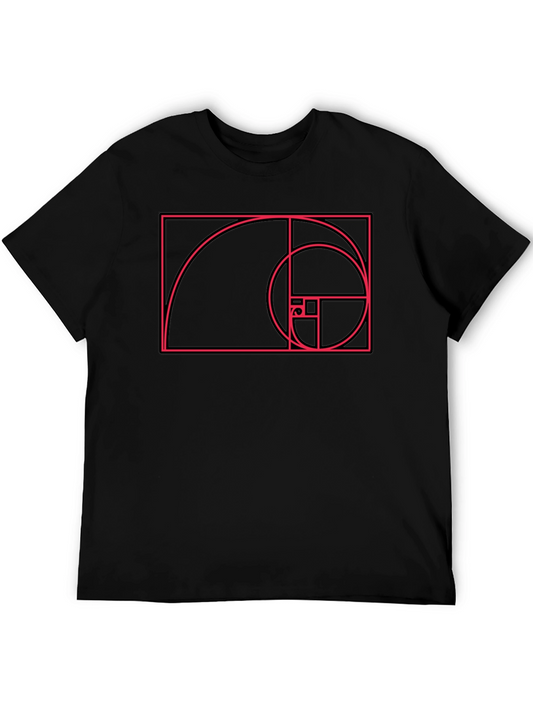 Golden Ratio Fibonacci Sequence Graphic Tee