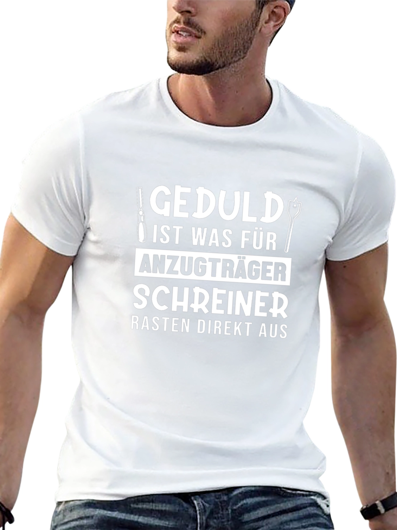 Carpenters Patience T-Shirt - Humorous Design