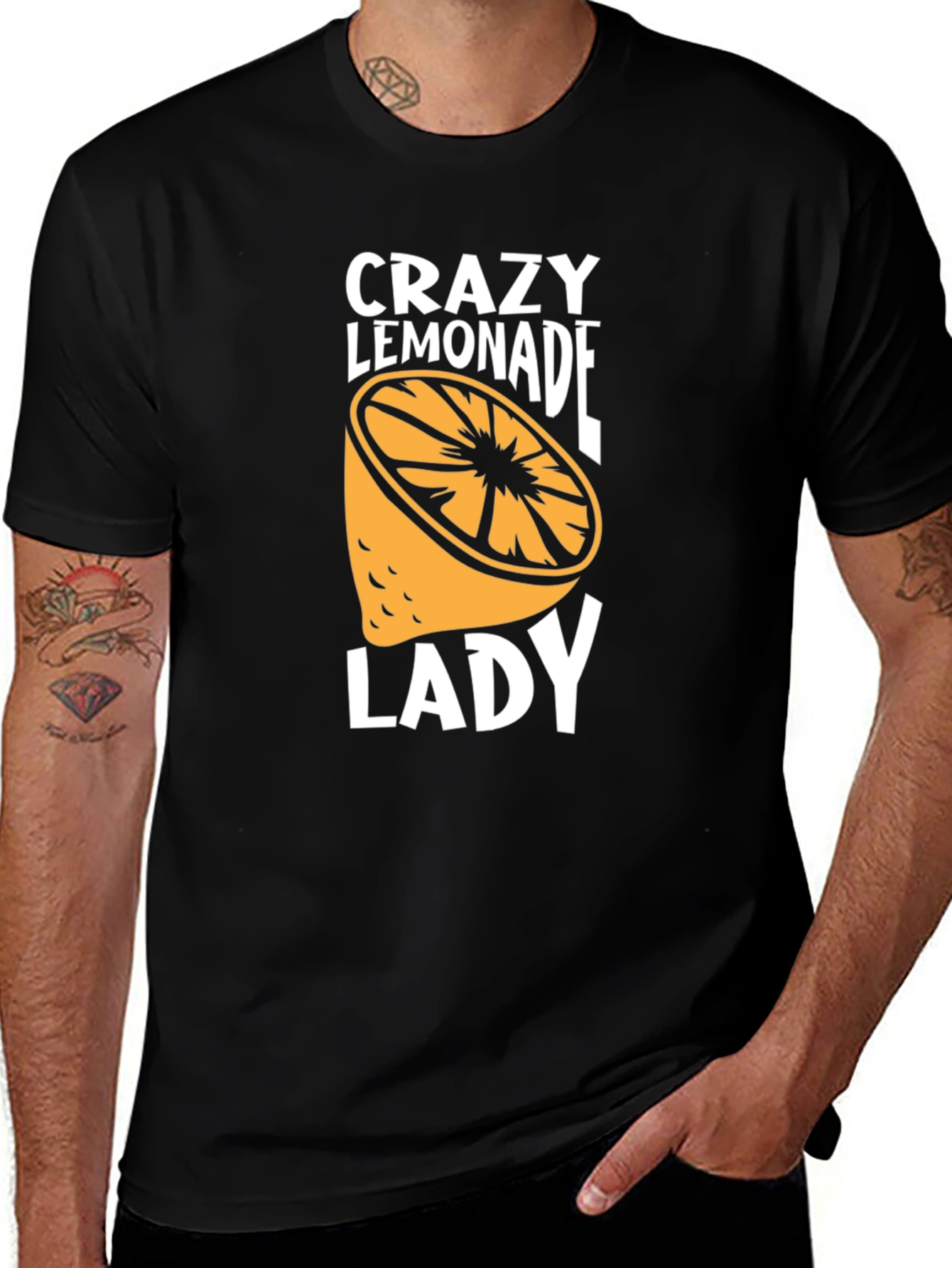Crazy Lemonade Lady Graphic T-Shirt