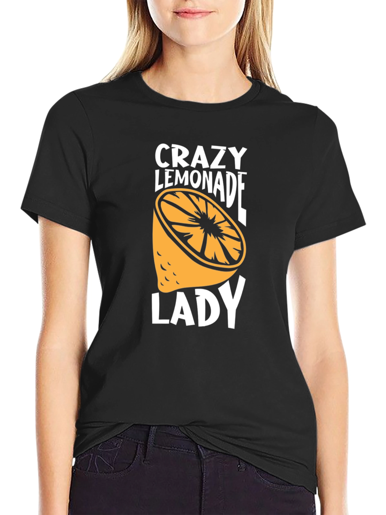 Crazy Lemonade Lady Graphic T-Shirt