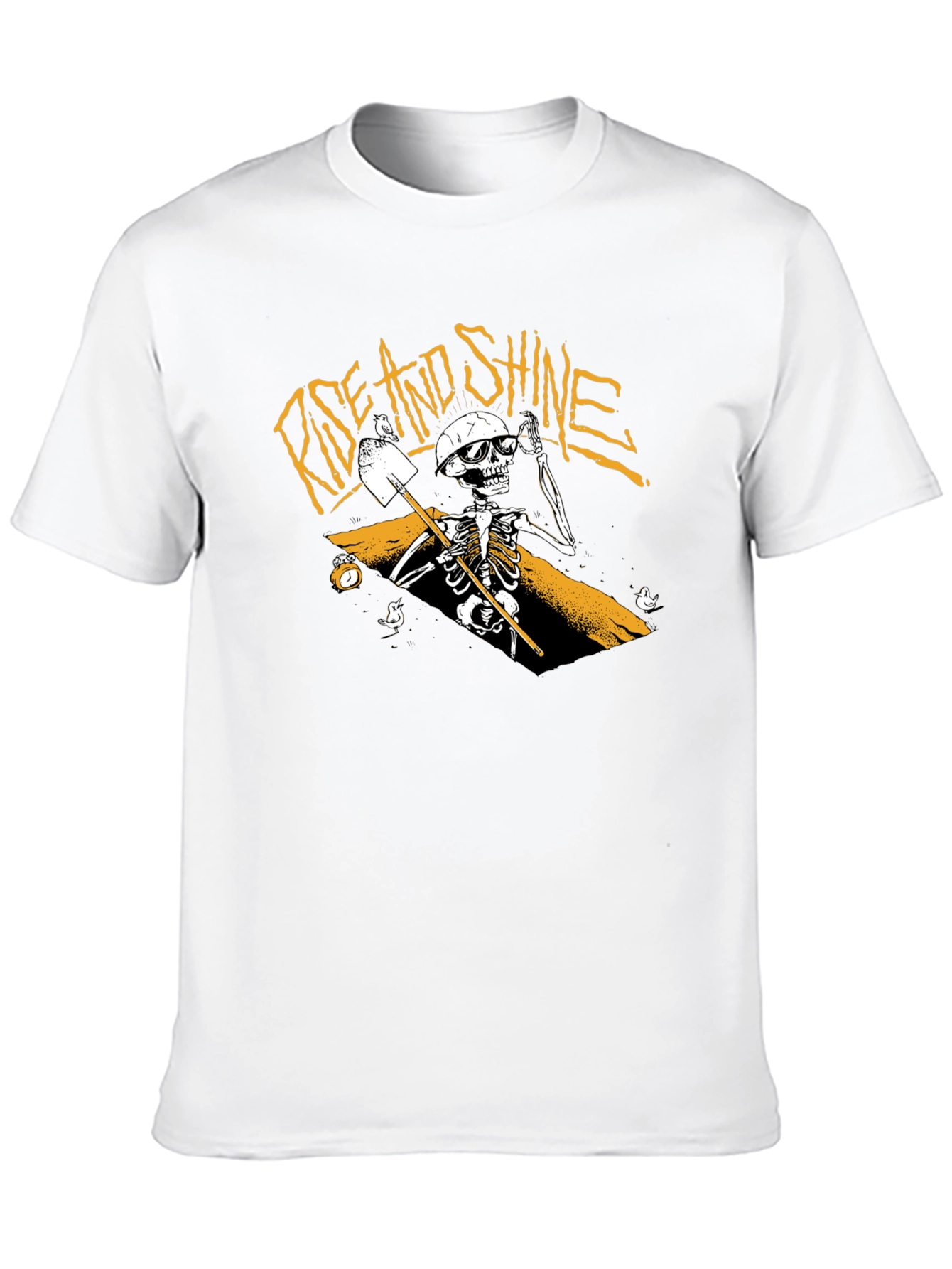Rise and Shine Skeleton T-Shirt