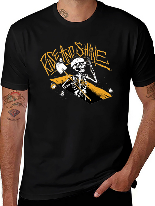 Rise and Shine Skeleton T-Shirt