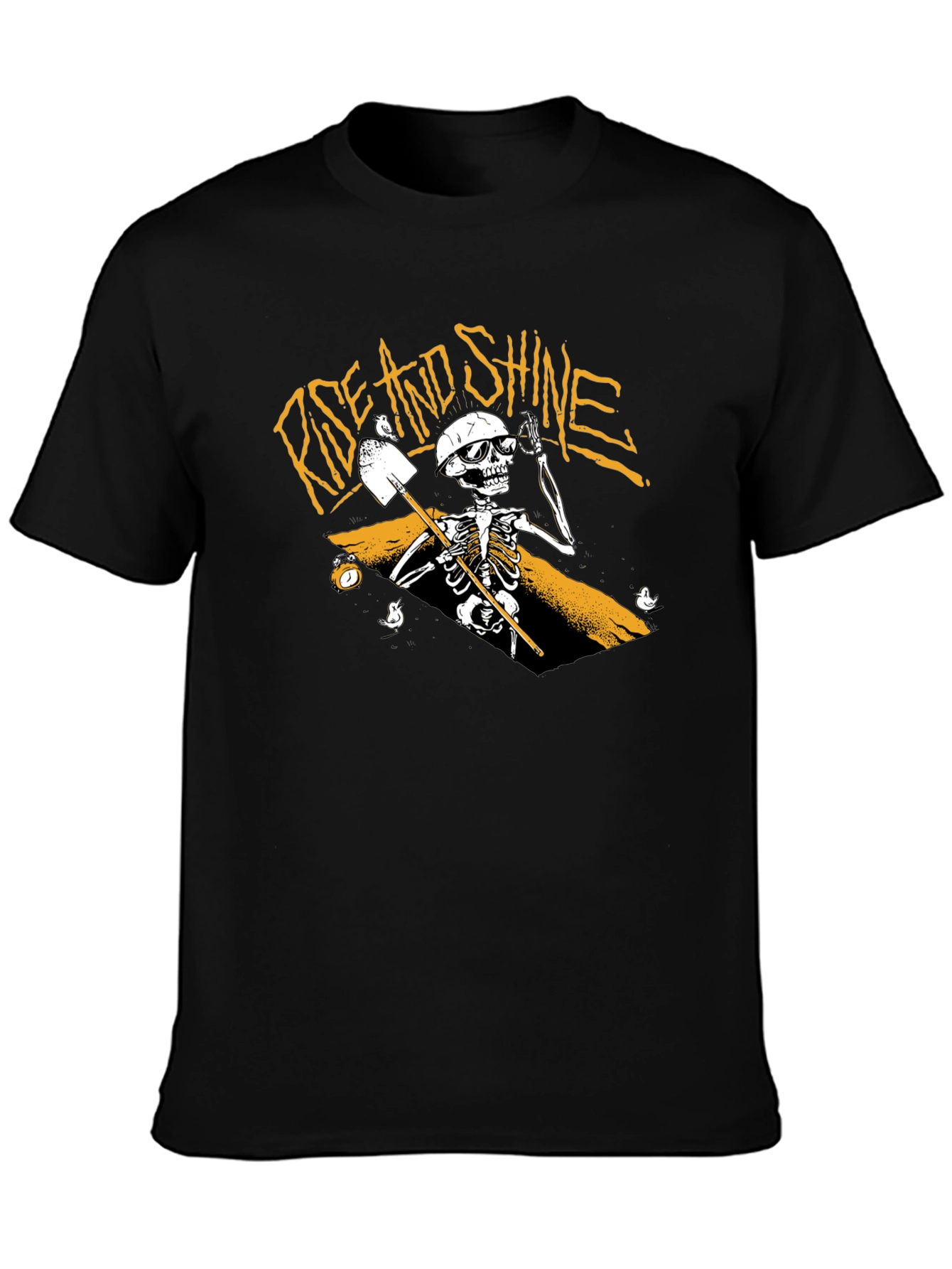 Rise and Shine Skeleton T-Shirt