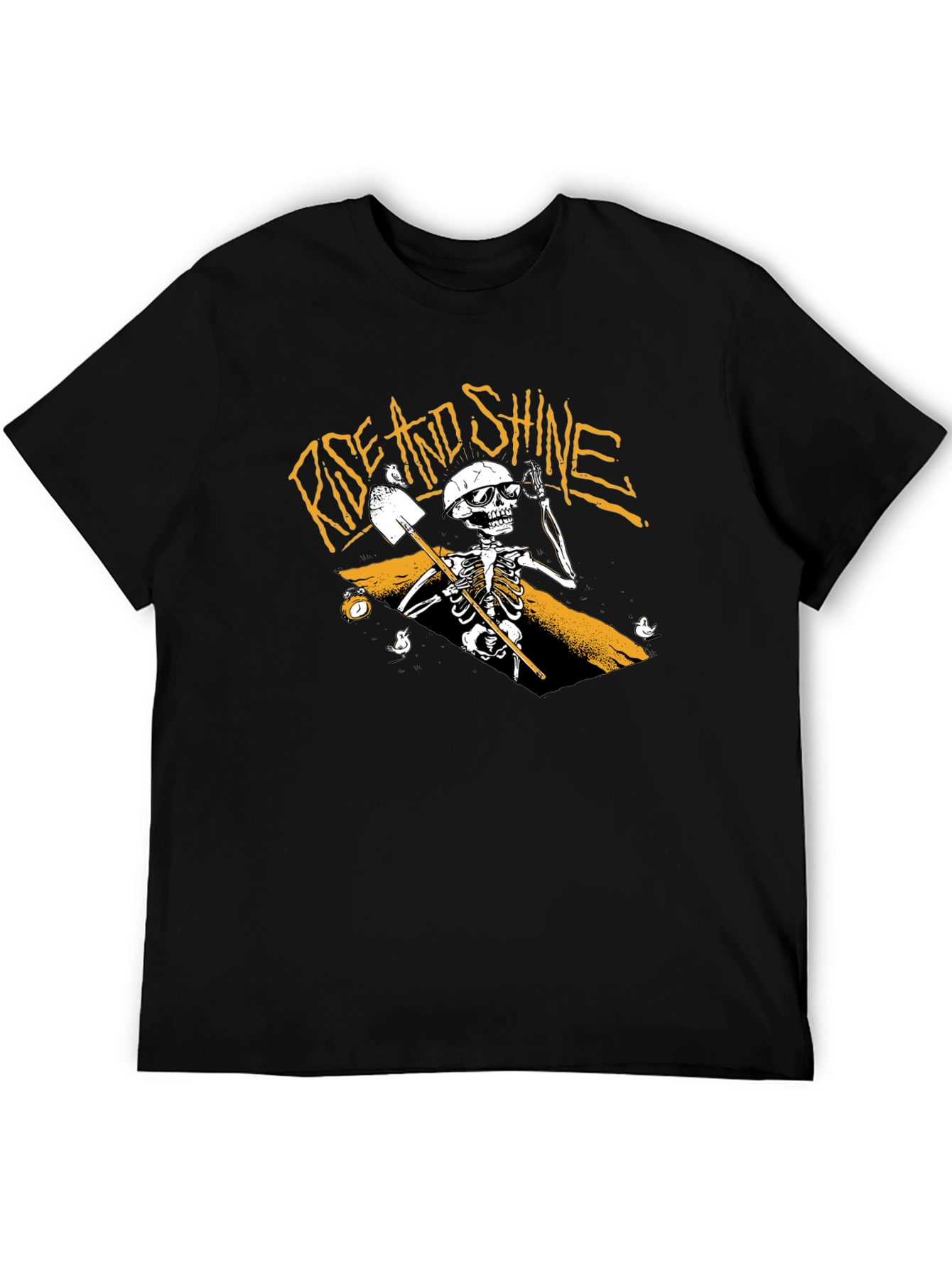 Rise and Shine Skeleton T-Shirt