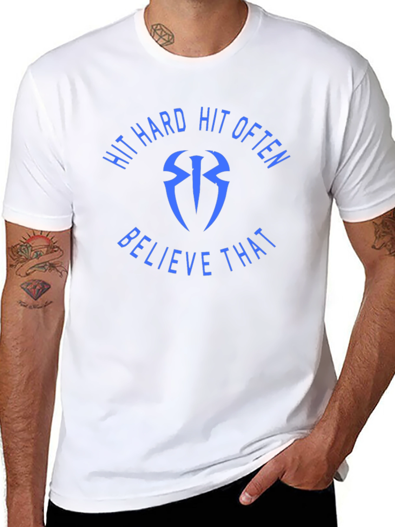 Hit Hard Hit Often Graphic Tee