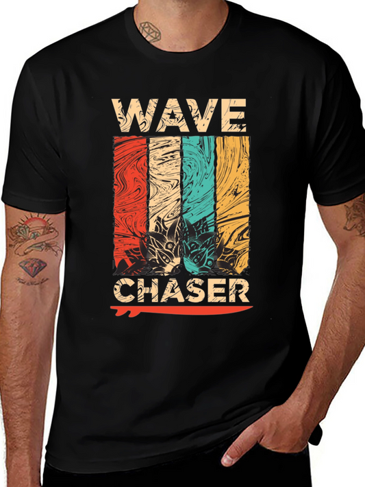 Wave Chaser Graphic Tee - Retro Surf Style