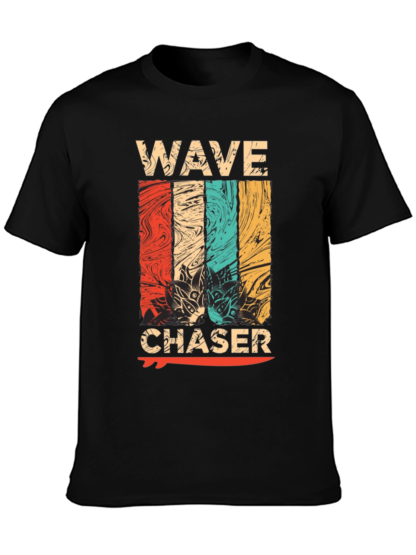 Wave Chaser Graphic Tee - Retro Surf Style