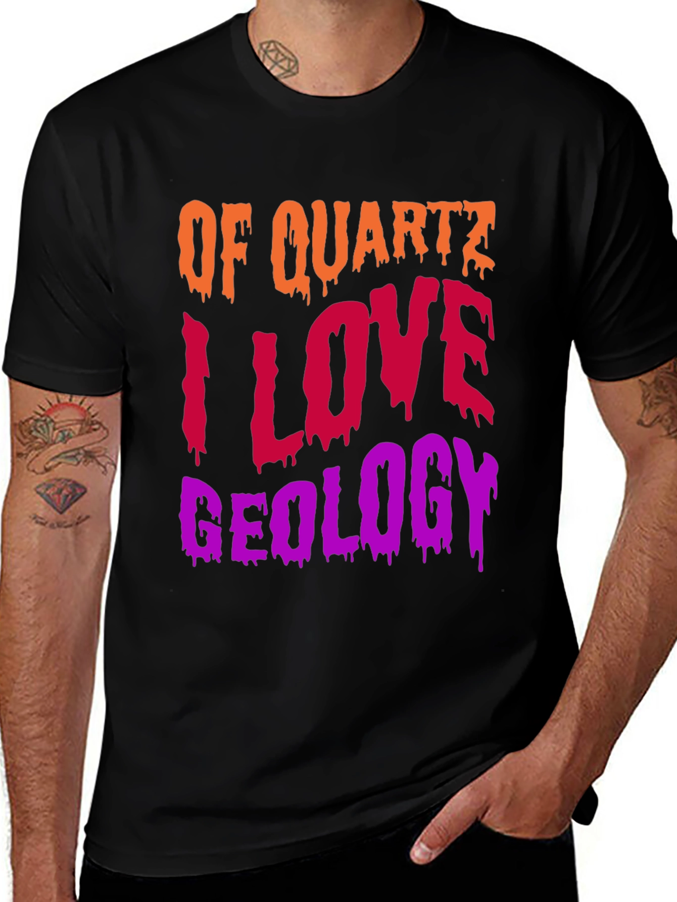 Geology T-Shirt: Of Quartz I Love Geology