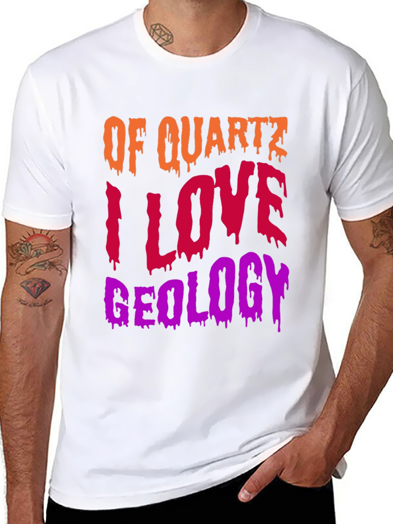Geology T-Shirt: Of Quartz I Love Geology