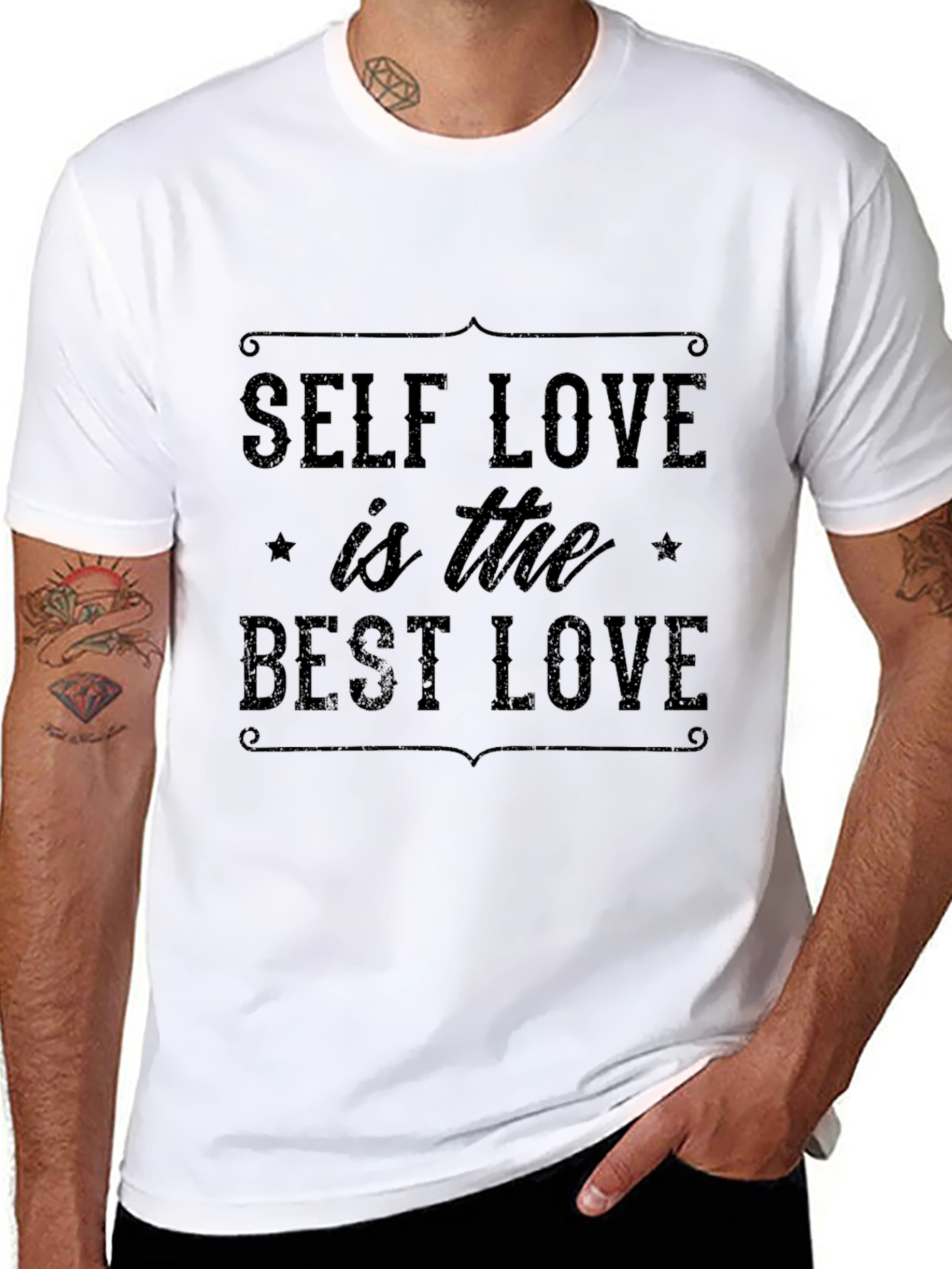 Self Love is the Best Love T-Shirt Black