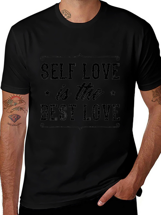 Self Love is the Best Love T-Shirt Black
